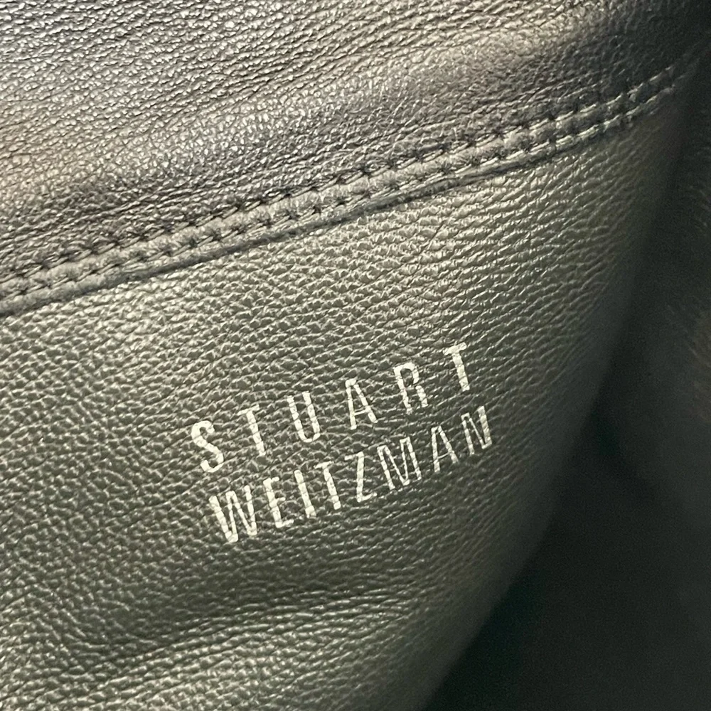 STUART WEITZMAN 5050 NAPPA LEATHER BACK STRETCH OTK BOOTS SIZE 11